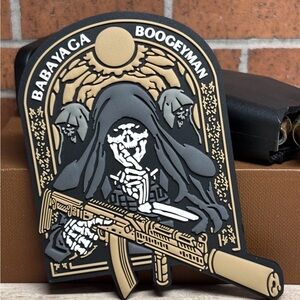 Tactical PVC Patch - John Wick Gun Patch - Morale Gun BABAYAGA Boogeyman Patch